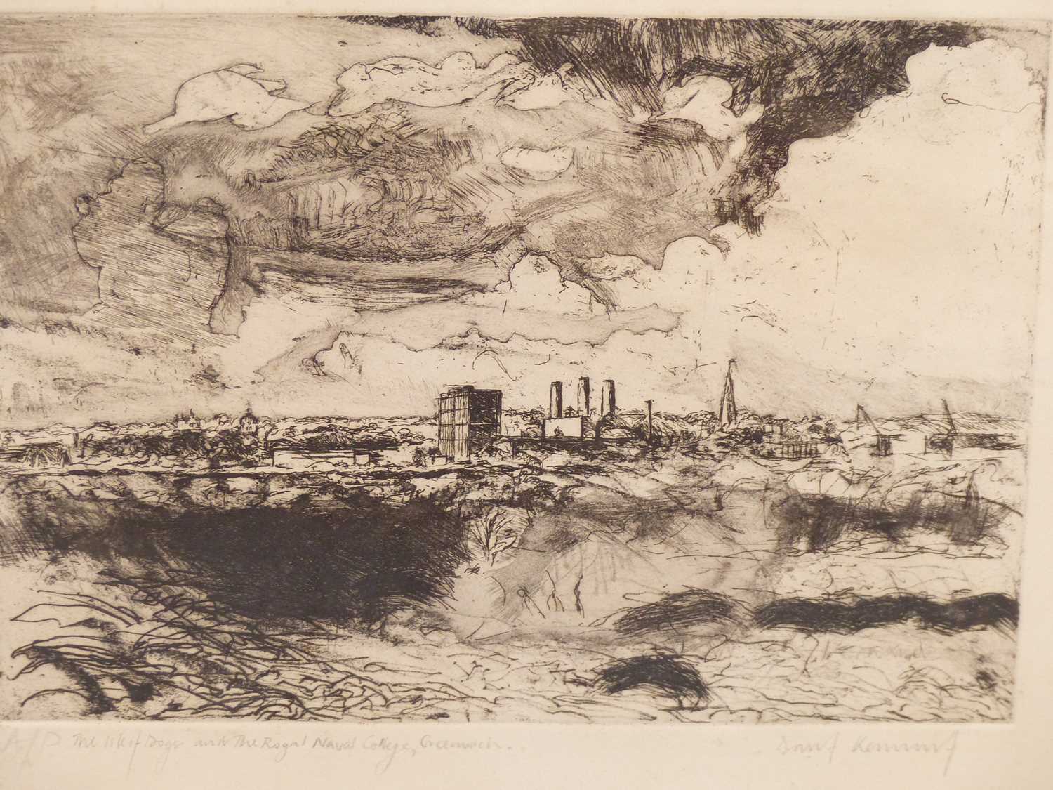 Lot 609 - David Risk Kennard. (b1959) The isle of dogs