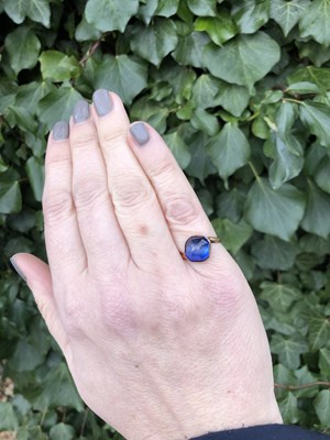 Lot 25 - A medieval-style ring set with a sugar loaf...