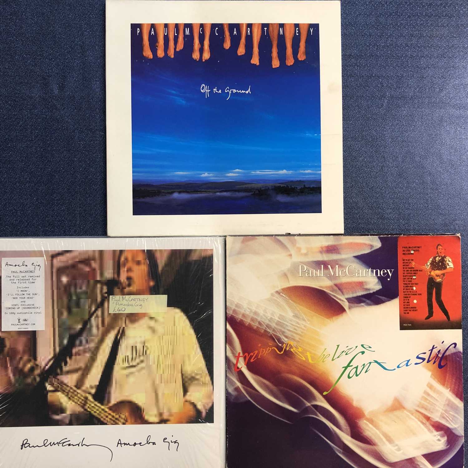 Lot 127 - Paul McCartney - 3 LP Records: Off The Ground...