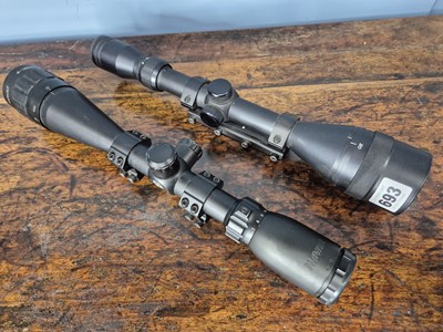 Lot 693 - A Tasco 3-9 x 50 telescopic sight with mount...