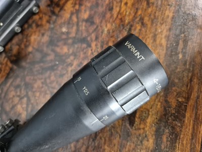 Lot 693 - A Tasco 3-9 x 50 telescopic sight with mount...
