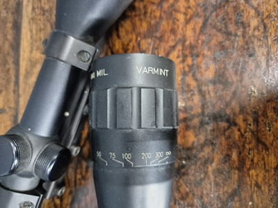 Lot 693 - A Tasco 3-9 x 50 telescopic sight with mount...