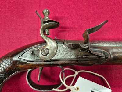Lot 761 - An 18th-century flintlock duelling pistol by...