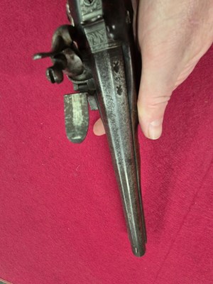 Lot 761 - An 18th-century flintlock duelling pistol by...