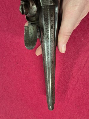 Lot 761 - An 18th-century flintlock duelling pistol by...