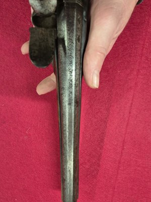 Lot 761 - An 18th-century flintlock duelling pistol by...