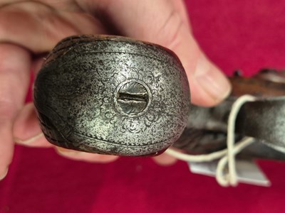 Lot 761 - An 18th-century flintlock duelling pistol by...