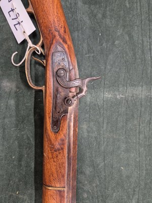 Lot 767 - Rifle- (FAC Required) Italian percussion black...