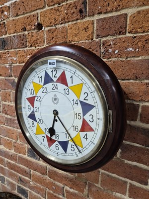 Lot 643 - A Rare RAF operations room Sector clock with...