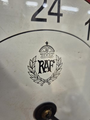 Lot 643 - A Rare RAF operations room Sector clock with...