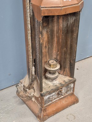 Lot 649 - An Art nouveau cast iron, gas-fired room...