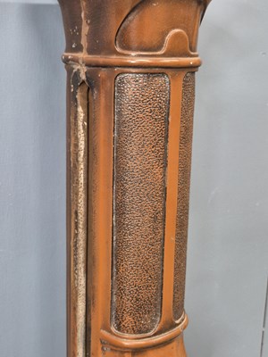 Lot 649 - An Art nouveau cast iron, gas-fired room...