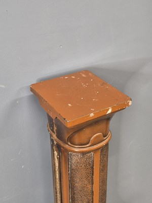 Lot 649 - An Art nouveau cast iron, gas-fired room...