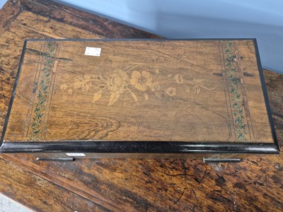 Lot 651 - A 19th century Lever wound cylinder music box...