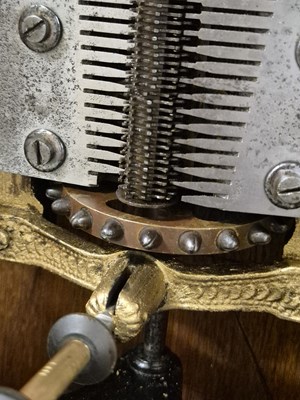 Lot 666 - A rare Coin operated Polyphon music disc...
