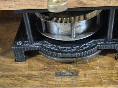 Lot 666 - A rare Coin operated Polyphon music disc...