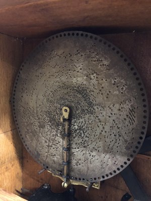 Lot 666 - A rare Coin operated Polyphon music disc...