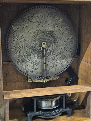 Lot 666 - A rare Coin operated Polyphon music disc...