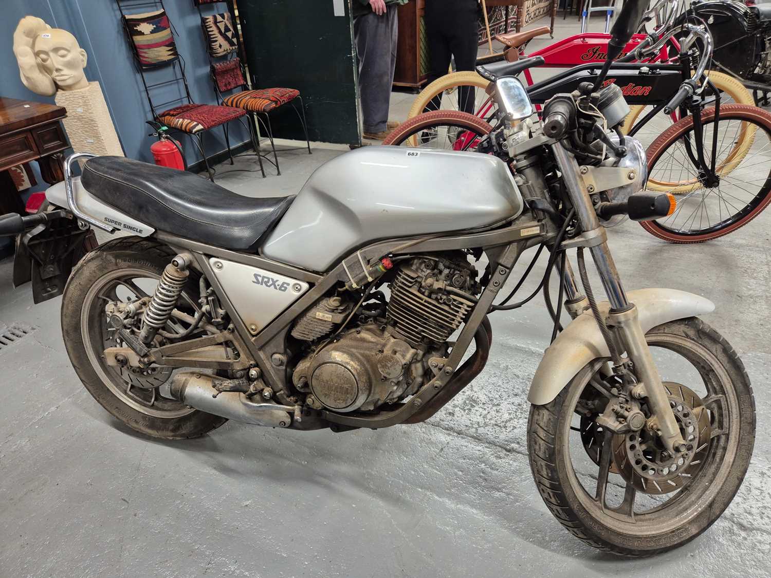 Lot 683 - Motorcycle- Yamaha SRX-6(00). 608cc. Reg. No....