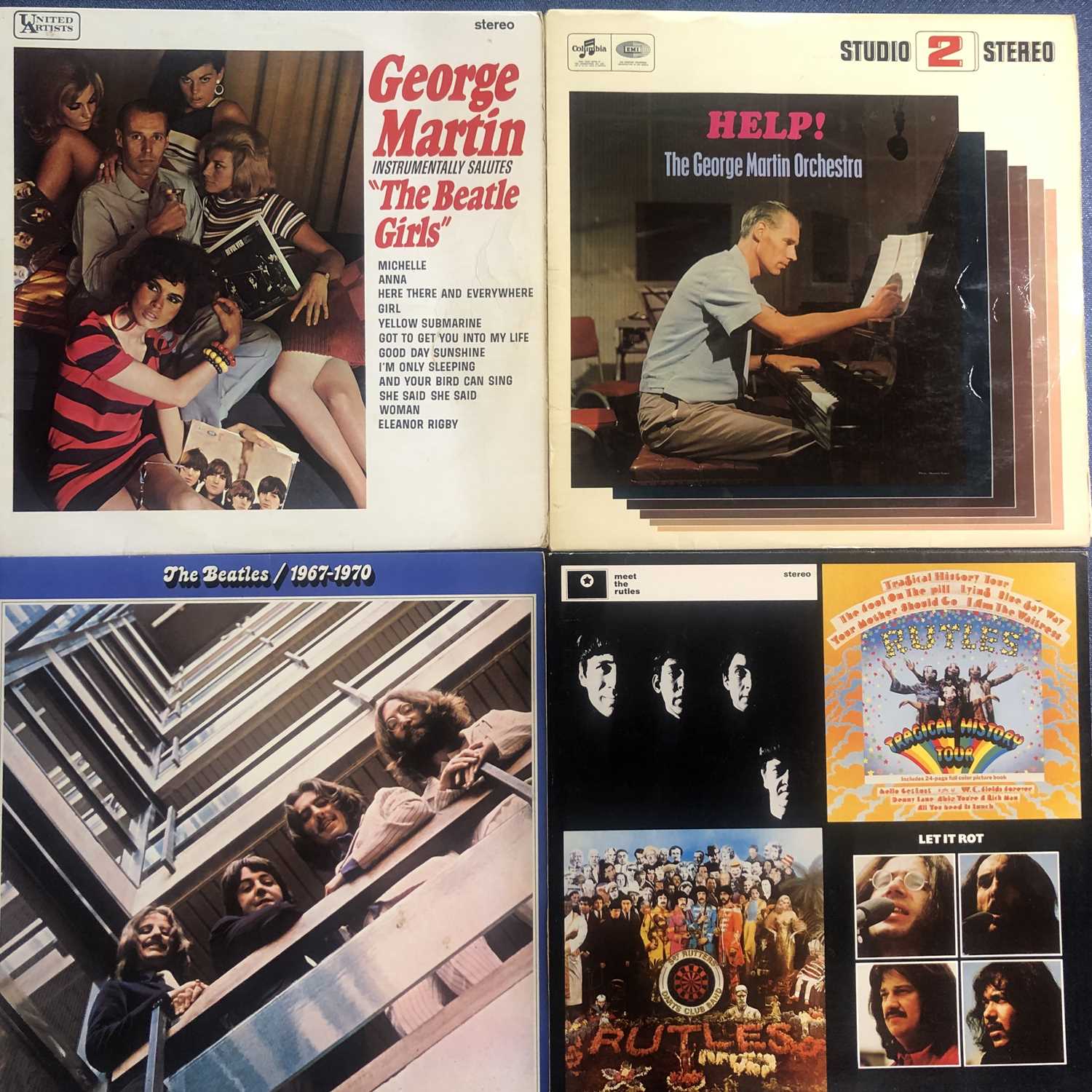 Lot 144 - The Beatles / George Martin / Related - 15 LP...