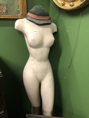Lot 2046 - A life sized female mannequin