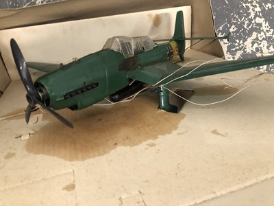 Lot 2104 - A boxed Cox's scale model Stuka with live fuel...