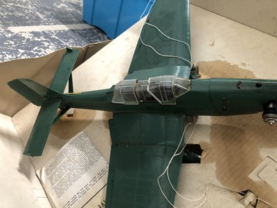 Lot 2104 - A boxed Cox's scale model Stuka with live fuel...