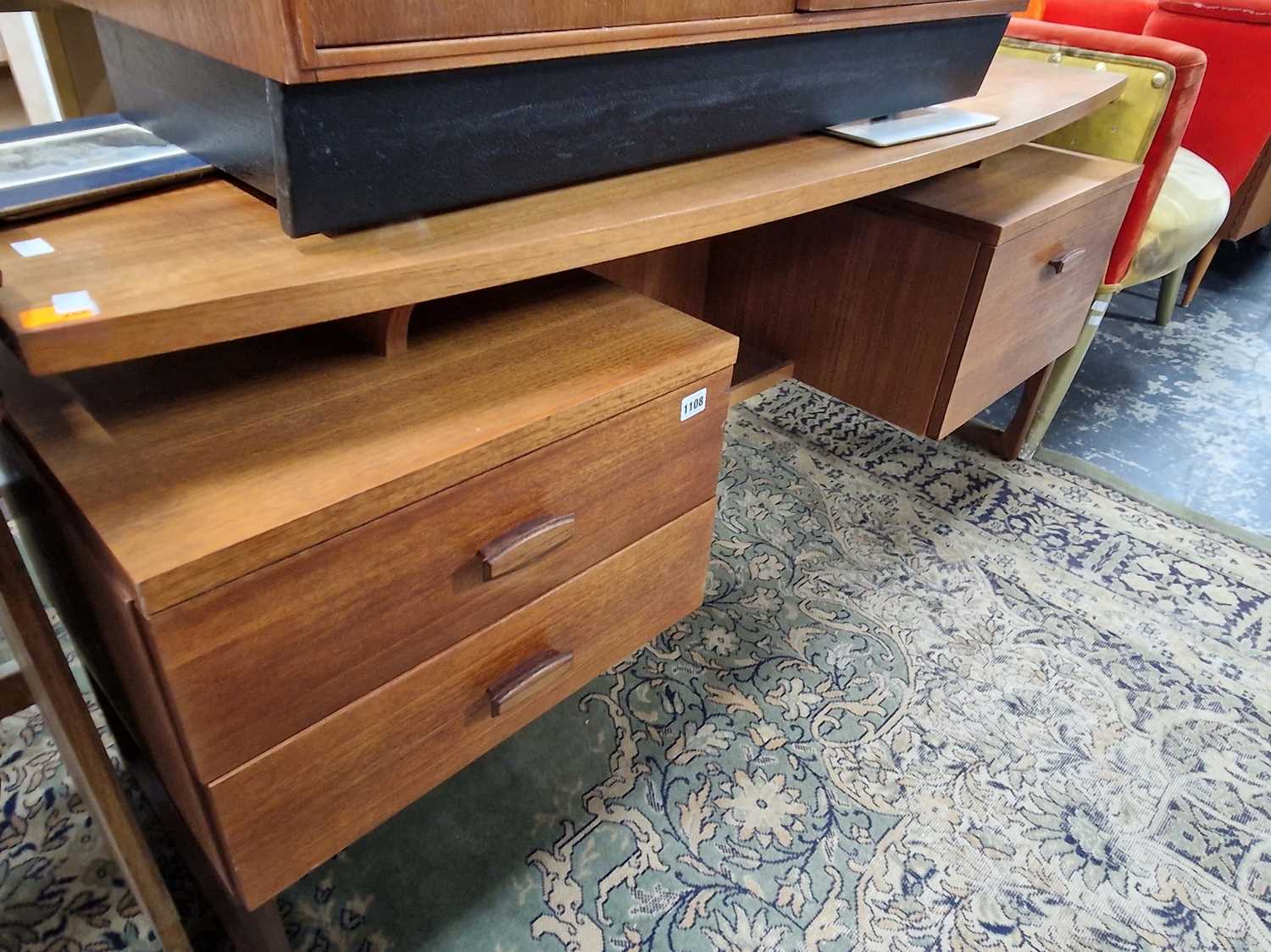 Lot 1108 - A retro teak dressing table by G-plan