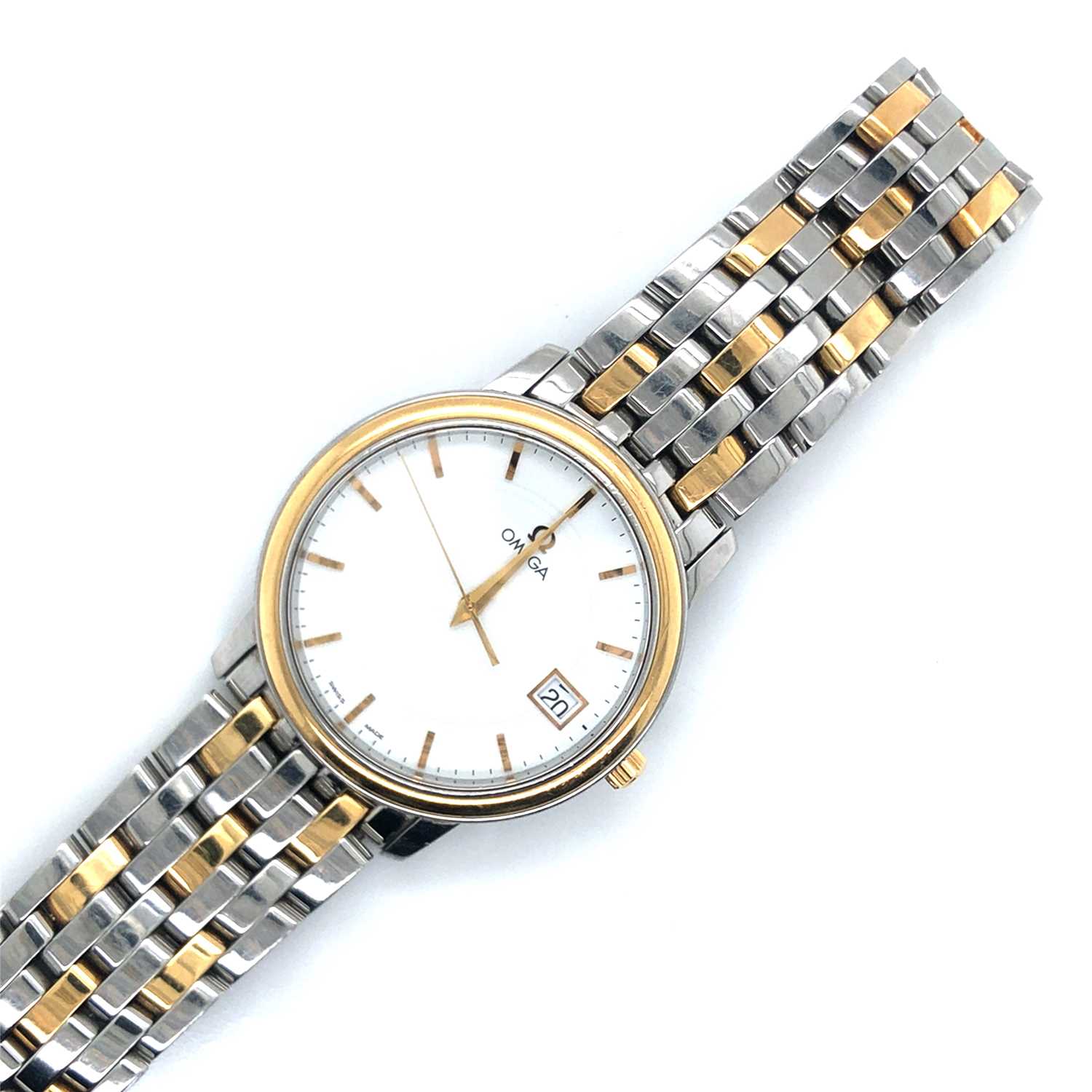 Lot 56 - An Omega De Ville Prestige quartz wristwatch...