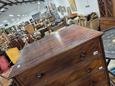 Lot 1186 - A hardwood tall chest of six drawers. 64 x 50...