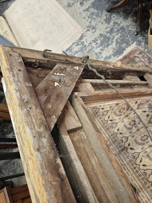 Lot 1209 - A large Victorian gilt picture or mirror frame....