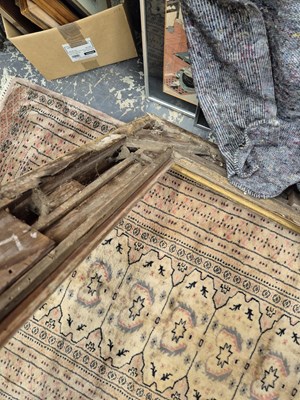 Lot 1209 - A large Victorian gilt picture or mirror frame....