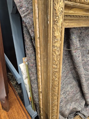 Lot 1209 - A large Victorian gilt picture or mirror frame....