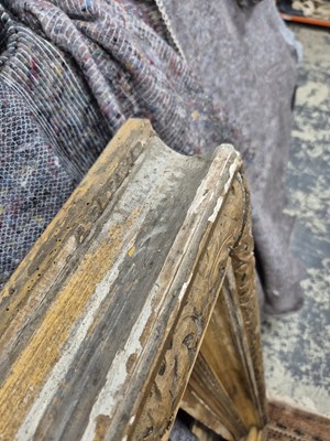 Lot 1209 - A large Victorian gilt picture or mirror frame....