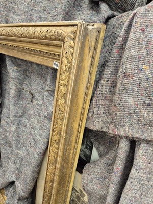 Lot 1209 - A large Victorian gilt picture or mirror frame....