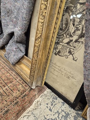Lot 1209 - A large Victorian gilt picture or mirror frame....