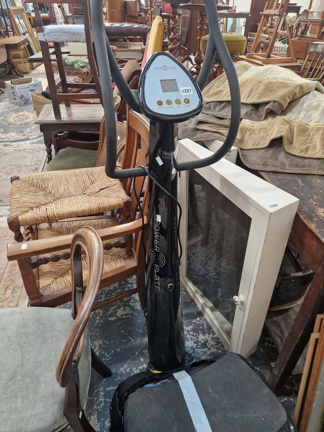 Lot 1227 - A power plate exercise machine.