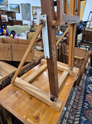 Lot 1268 - An artists easel.