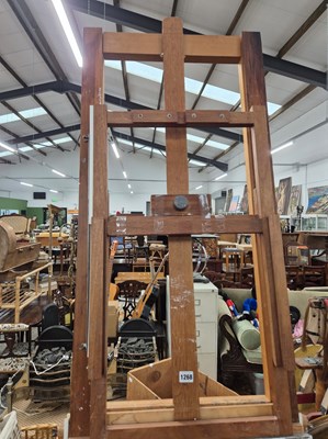 Lot 1268 - An artists easel.