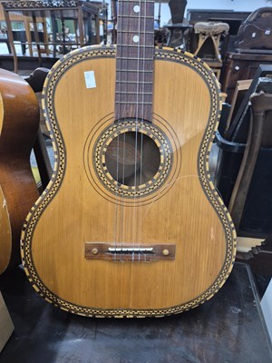 Lot 1315 - Three acoustic guitars; two trombones; several...