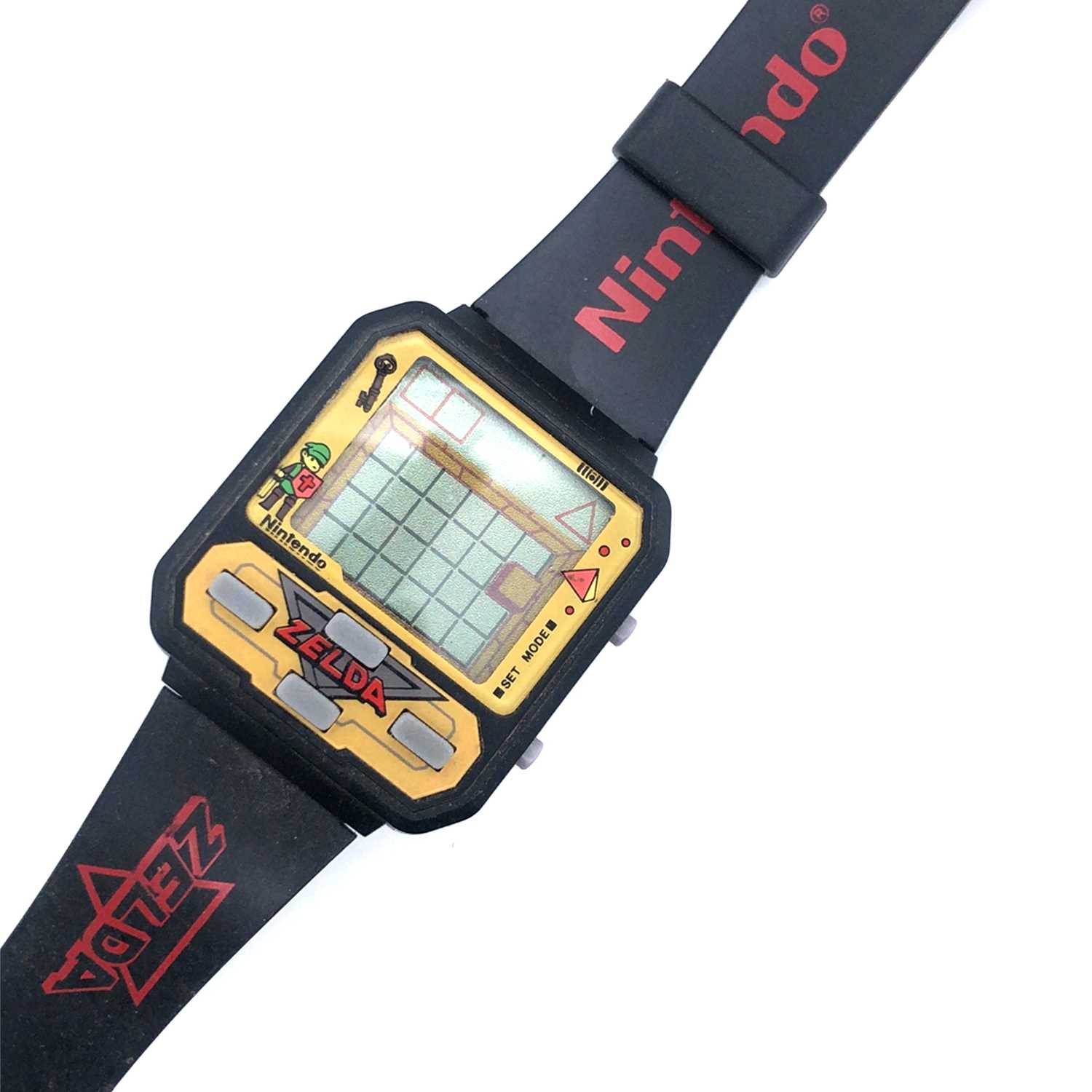 Lot 168 - A retro Nintendo Zelda game watch watch by Zeon.