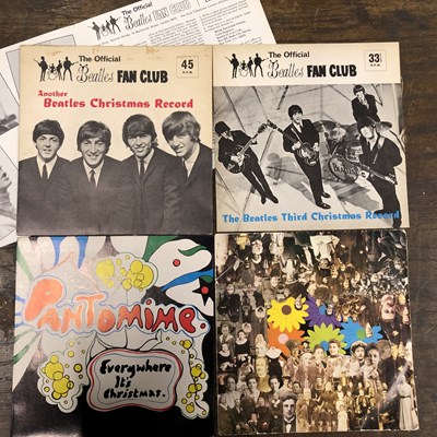 Lot 158 - The Beatles - 4 Official Beatles Fan Club...