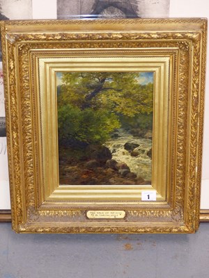 Lot 1 - John Brandon Smith. ( 1848-1884) The Vale of...