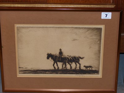 Lot 7 - George Soper (1870-1942). Going tro Work....
