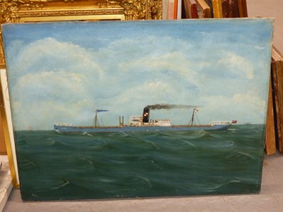 Lot 142 - W. Union, Early 20th C. Maritime school, steam...