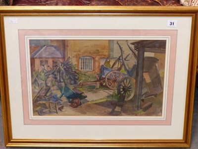 Lot 31 - Hermione Hammond. (1910-2005) ARR. Farm carts...