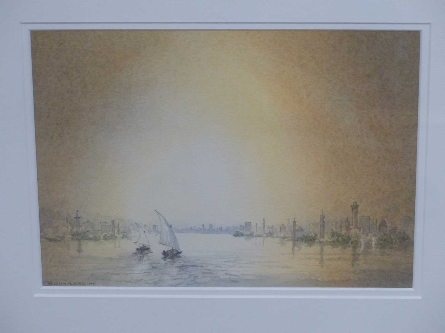 Lot 33 - William H. North. (b. 1949) ARR. Boats on the...