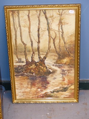 Lot 62 - A. Lawton. (2oth century). Barlaston Down and...