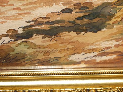 Lot 62 - A. Lawton. (2oth century). Barlaston Down and...