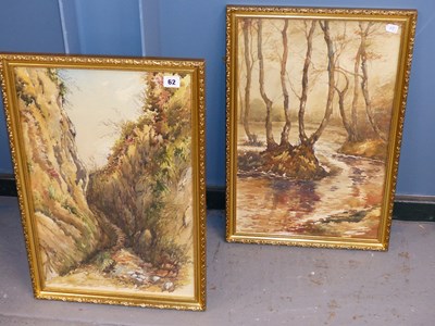 Lot 62 - A. Lawton. (2oth century). Barlaston Down and...